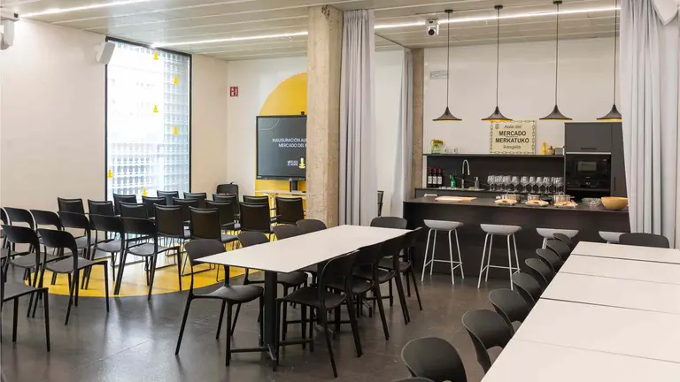 Aula multiusos del Mercado del Ensanche de Pamplona. AYUNTAMIENTO DE PAMPLONA