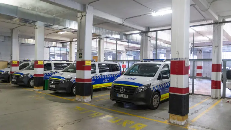 Polic&iacute;a Municipal est&aacute; realizando obras en el garaje (planta Semi&ndash;S&oacute;tano) que comparte su parque m&oacute;vil con el del &Aacute;rea de Conservaci&oacute;n Urbana y el taller de reparaci&oacute;n de veh&iacute;culos municipales. AYUNTAMIENTO DE PAMPLONA