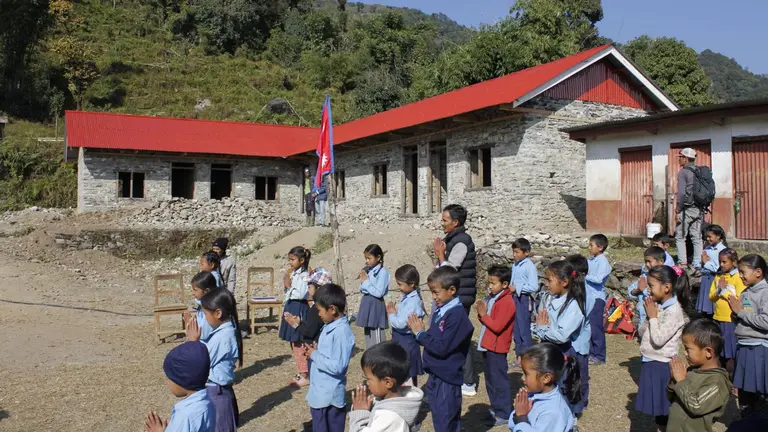 La Escuela de Kalika de Nepal, proyecto para el que ir&aacute; destinada la recaudaci&oacute;n de esta marcha. CEDIDA