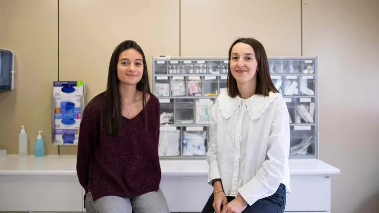 Maite Larriqueta y Nerea Lakuntza, dos enfermeras navarras entre las mejores de toda Espa&ntilde;a. UPNA
