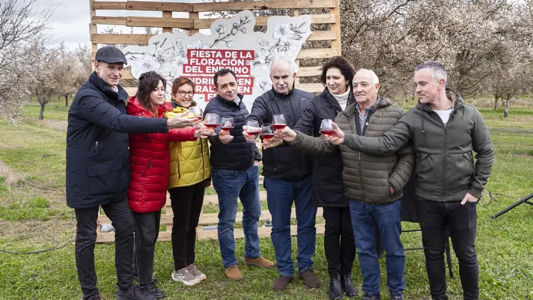 José Mª Aierdi en Mendavia con motivo de la cuarta edición de la Fiesta de la Floración del Endrino JONAY GALVAN