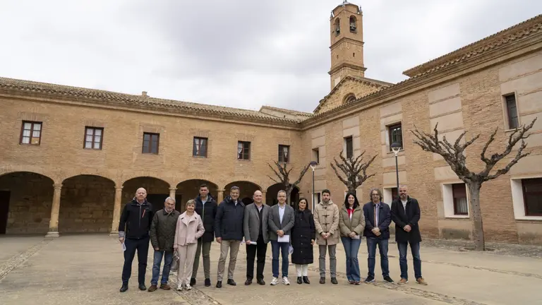 Visita Comisión Parlamentaria de Cultura al Monasterio de Fitero. AYUNTAMIENTO DE FITERO