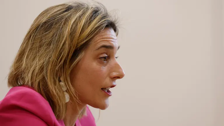La secretaria de EH Bildu en Navarra, Miren Zabaleta. EFE/ Jesús Diges