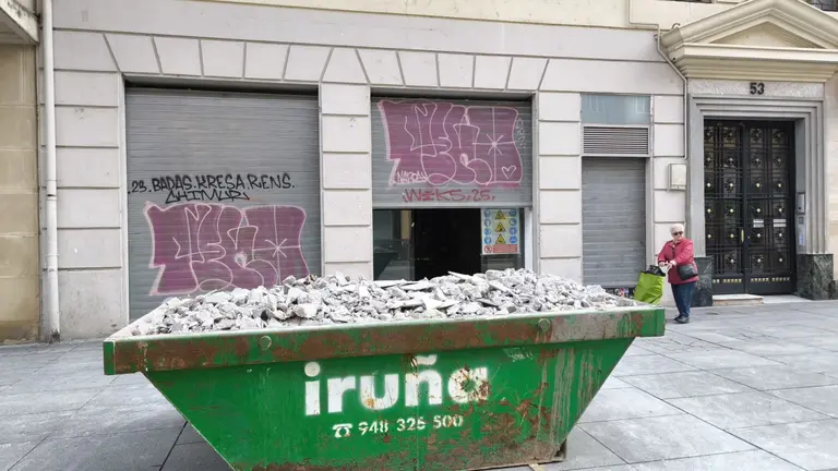 Lugar donde va a estar ubicado el nuevo Popeyes de Pamplona. NAVARRA.COM