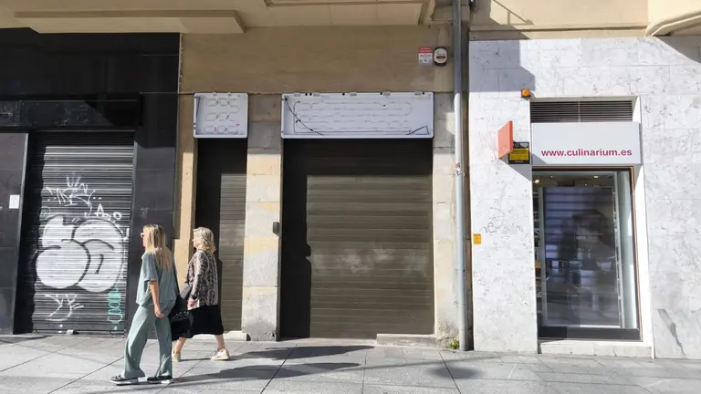 Lugar donde se ubicaba Avocado Café, junto al local, la tienda Inside. NAVARRA.COM