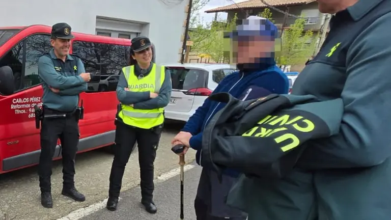 La Guardia Civil localiza a un hombre desaparecido en Navarra. GUARDIA CIVIL