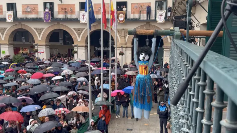 El Volatín de Tudela arde un año más. JESÚS MARQUINA