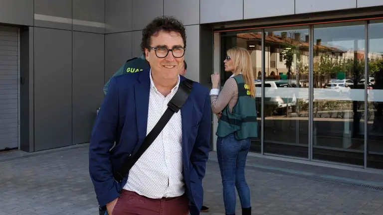 David Modrego, abogado de la acusaci&oacute;n particular de la familia de Jos&eacute; Luis Aguado, el agricultor asesinado en Ribaforada por Allal El Mourabit. EFE/ Villar L&oacute;pez