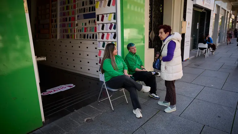 Pamplona durante el pag&oacute;n general en Espa&ntilde;a. PABLO LASAOSA