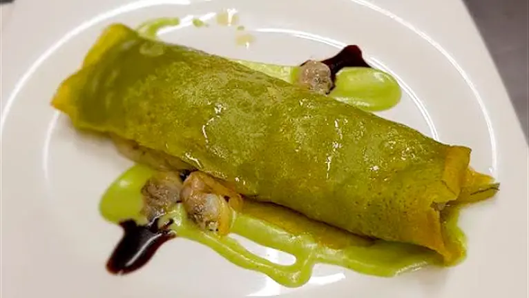 Imagen de uno de los platos del Bar Restaurante Casa Ángel de Barásoain. CASA ÁNGEL