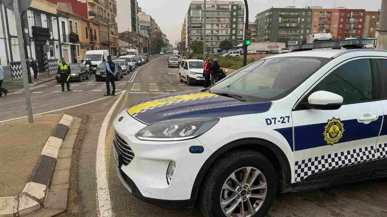 Coche patrulla de la Polic&iacute;a Local de Valencia. POLIC&Iacute;A LOCAL DE VALENCIA