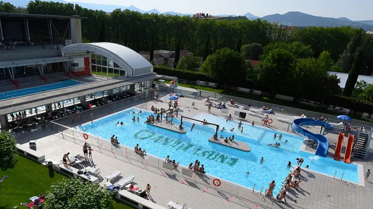 Una imagen de la piscina Anaitasuna de Pamplona.