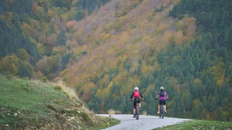 Larra Belagua cuenta con cerca de 160 km ciclables. CEDIDA