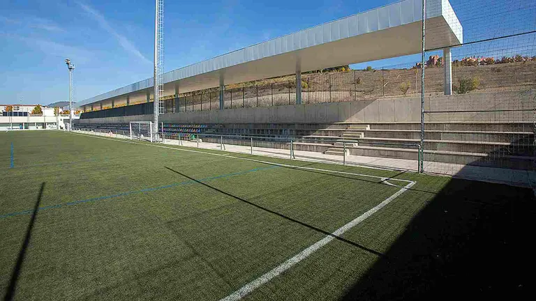 Campo de fútbol municipal de Lezkairu, en Pamplona. AYUNTAMIENTO DE PAMPLONA