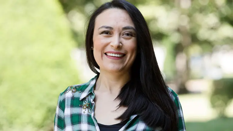 Ximena Herrera Alvarez, en la UPNA. CEDIDA