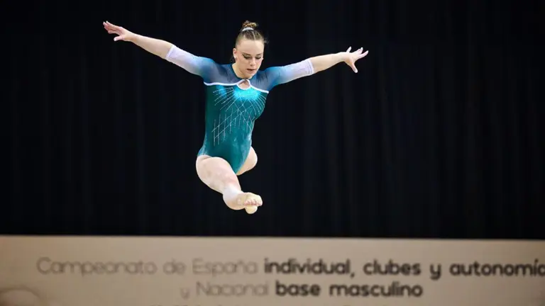 Imagen de archivo de una gimnasta. NAVARRA ARENA