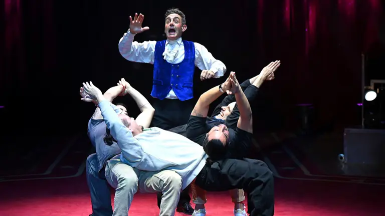 Jhonny Bogino es payaso y animador de Viva el Circo. CEDIDA