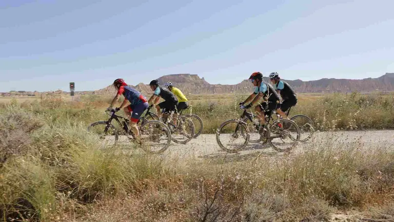 Participants de la Extreme Bardenas celebrada este fin de semana en Arguedas. AYUNTAMIENTO DE ARGUEDAS