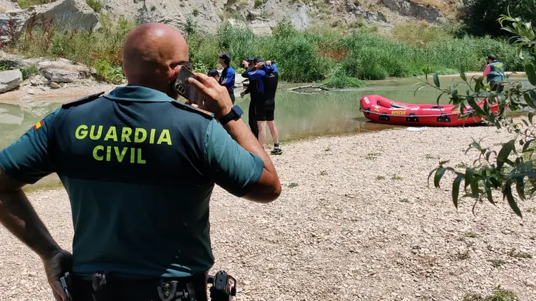 Efectivos del GRA de bomberos han localizado el cuerpo sin vida del hombre desaparecido en torno a las 13:20 horas de este jueves. GUARDIA CIVIL