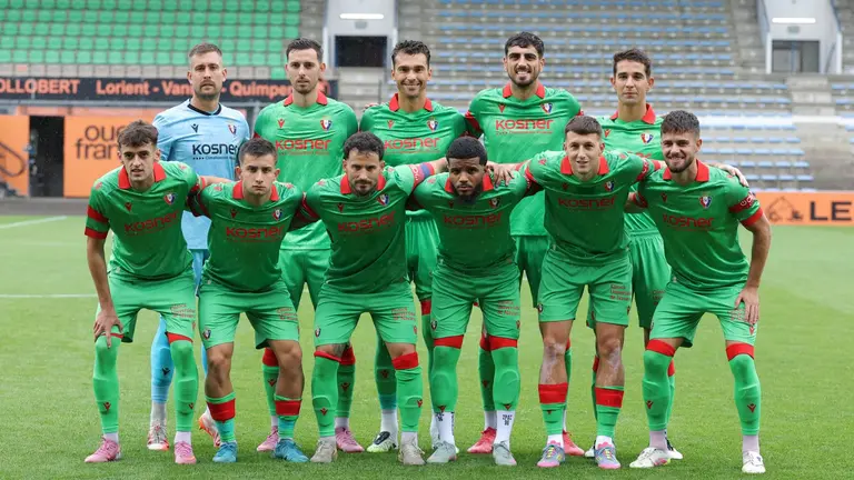 Alineación de Osasuna en el primer partido de pretemporada contra el Lorient. OSASUNA