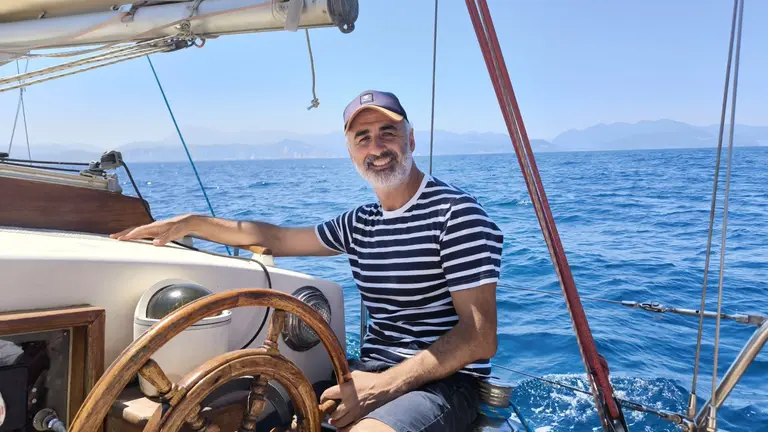 Roberto Irigoien en La Ultramarina en Zumaya. CEDIDA