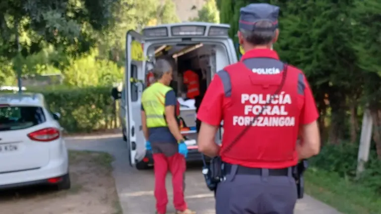 Localizado en Huarte un hombre de 87 años que había desaparecido en Burlada este miércoles. POLICÍA FORAL