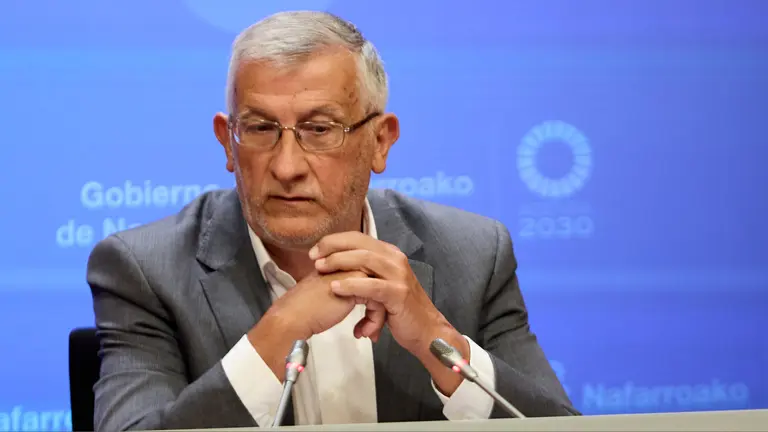 Bego&ntilde;a Alfaro, F&eacute;lix Taberna y Carlos Gimeno informan sobre los asuntos tratados en la sesi&oacute;n de Gobierno de Navarra. I&Ntilde;IGO ALZUGARAY