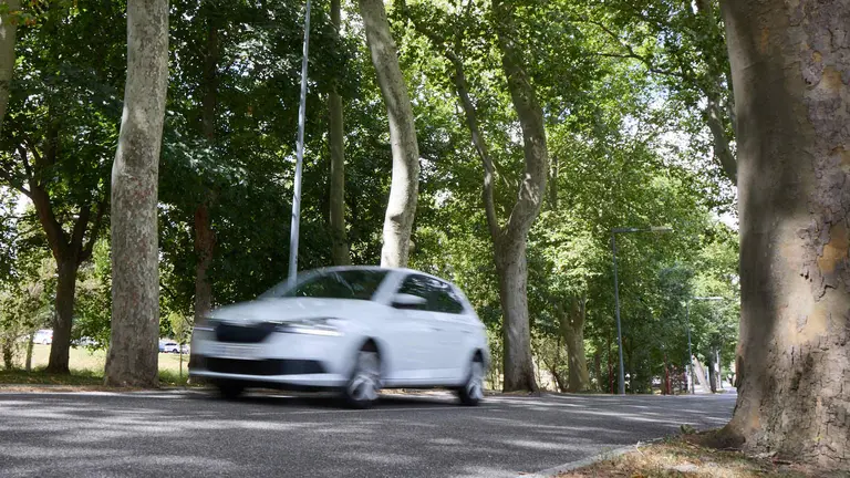 Carretera de la Universidad de Navarra en Pamplona. I&Ntilde;IGO ALZUGARAY