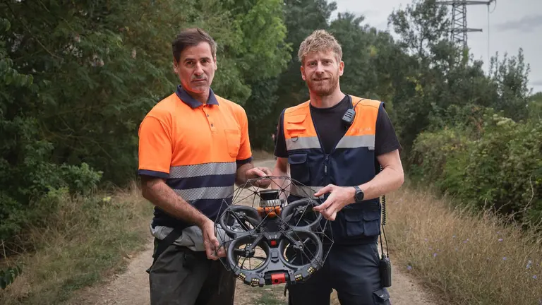 La Mancomunidad de la Comarca de Pamplona se adentra en el subsuelo con drones. MANCOMUNIDAD DE LA COMARCA DE PAMPLONA