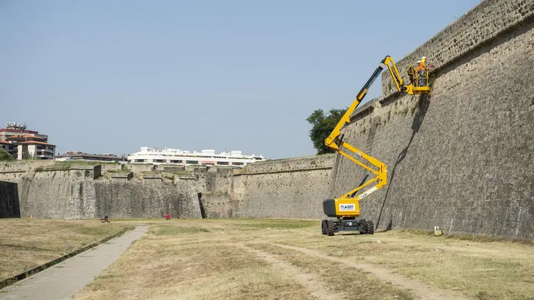 Trabajos en la Ciudadela.
AYUNTAMIENTO DE PAMPLONA