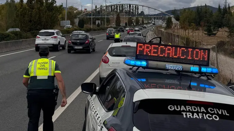 Imagen del lugar del accidente. GUARDIA CIVIL