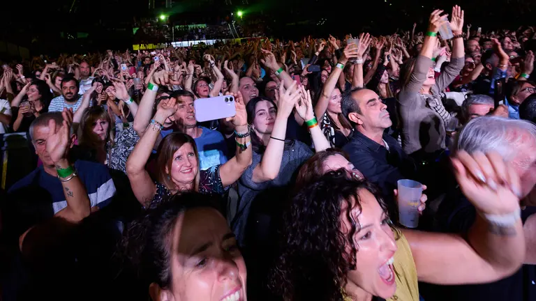 Concierto de Manuel Carrasco dentro de su gira Tour Salvaje en el pabell&oacute;n Navarra Arena de Pamplona. I&Ntilde;IGO ALZUGARAY