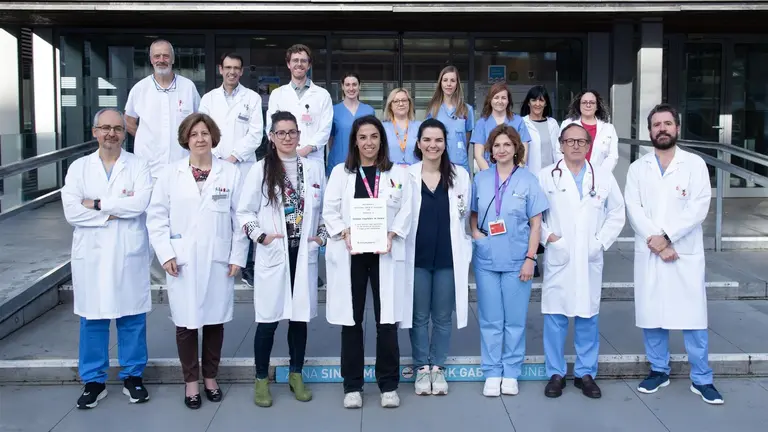Foto de grupo del equipo de Braquiterapia de Hospital Universitario de Navarra.
- E. RETA. NAVARRABIOMED-FMS - Archivo