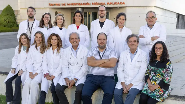 Investigadores del Cima Universidad de Navarra que han participado en el trabajo publicado en Blood. UNIVERSIDAD DE NAVARRA