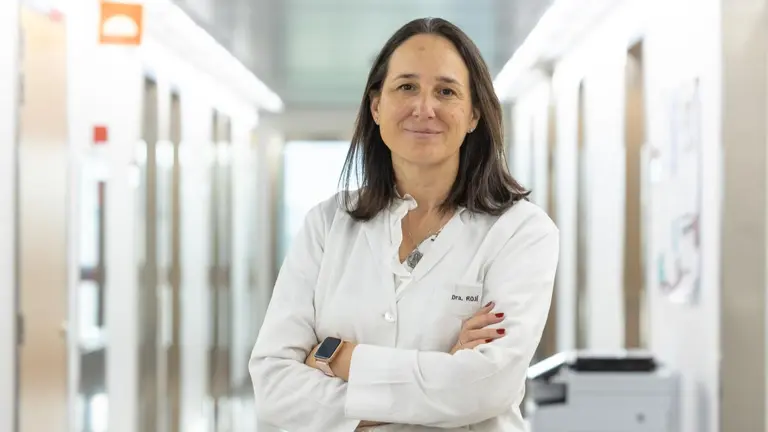 La Dra. Roc&iacute;o Roj&iacute;, especialista del Servicio de Control de S&iacute;ntomas y Medicina Paliativa de la Cl&iacute;nica Universidad de Navarra. CL&Iacute;NICA UNIVERSIDAD DE NAVARRA