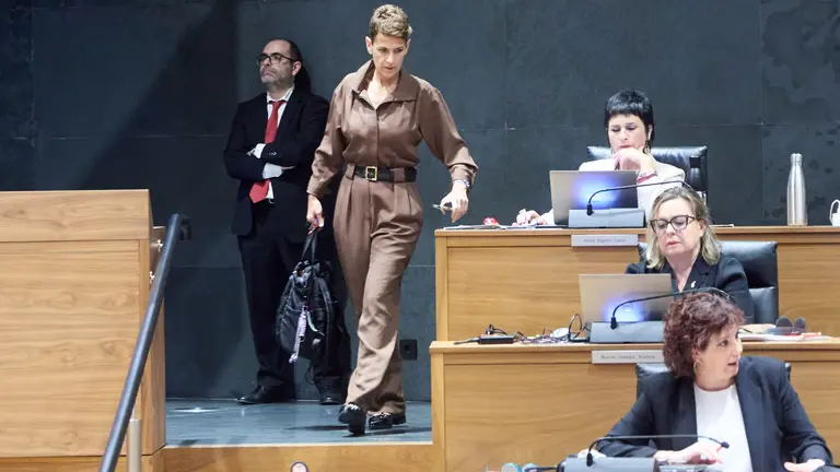 Mar&iacute;a Chivite en el Pleno del Parlamento de Navarra. NAVARRA.COM
