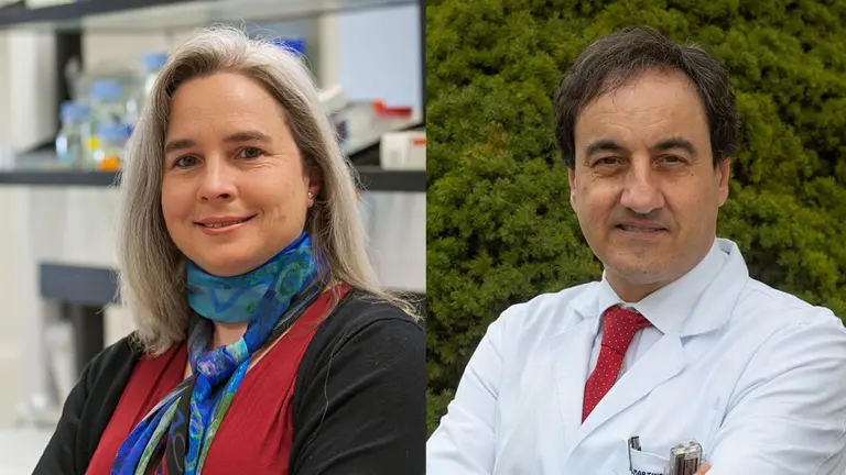 La doctora navarra Arantxa Gonz&aacute;lez Miqueo y el Dr. Rafael Mart&iacute;nez Monge lideran los proyectos Irati y Naiara, respectivamente. UNIVERSIDAD DE NAVARRA