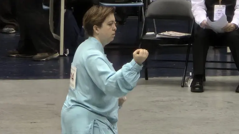 La navarra Elena Flecha Viguera durante la competici&oacute;n. CEDIDA