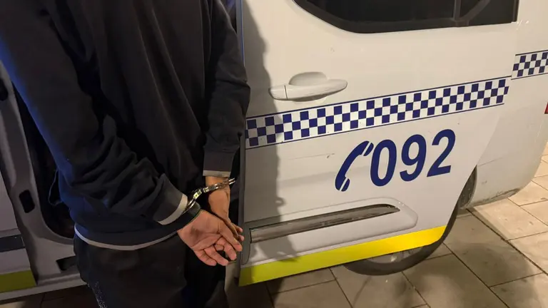 Un detenido por la Polic&iacute;a Local de Tudela. CEDIDA