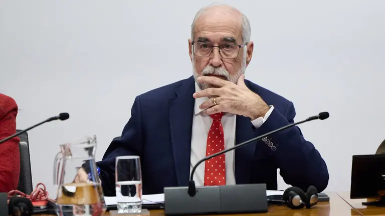 El consejero Fernando Dom&iacute;nguez explica en comisi&oacute;n parlamentaria los motivos del reciente cese del gerente del Servicio Navarro de Salud. NAVARRA.COM