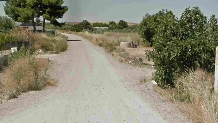 Camino ruiral en el término municipal de Ablitas, en la variante Cascante-Barillas. GOOGLEMAPS