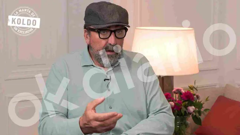 Koldo García durante la entrevista con OK DIARIO