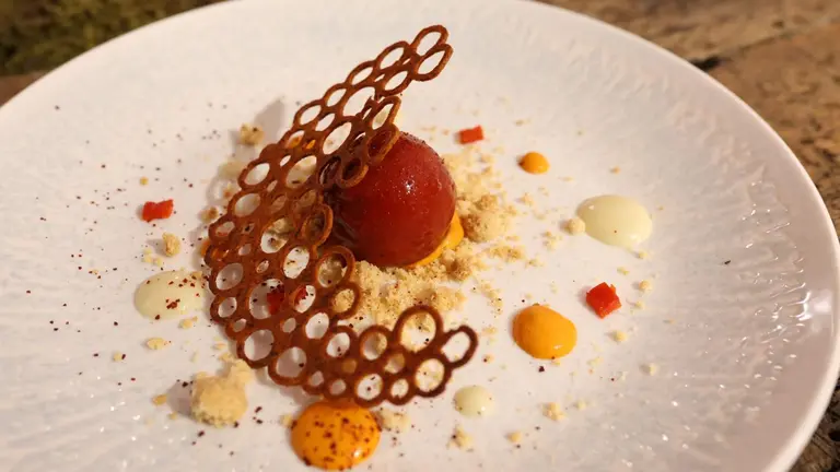 Tapa Ganadora en el Master Tapas de Pimiento del Piquillo de Lodosa. CEDIDA