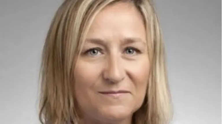 Elvira Obanos cuando fue nombrada jefa de gabinete del Gobierno Foral en 2015. Navarra.es