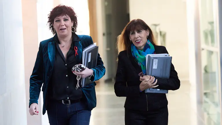 Sesión semanal de la Mesa y Junta de Portavoces del Parlamento de Navarra. IÑIGO ALZUGARAY