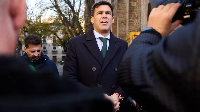 El presidente del Partido Popular de Navarra, Javier García, ofrecerá declaraciones sobre asuntos de actualidad, en el marco de la celebración del Día de Navarra. IÑIGO ALZUGARAY