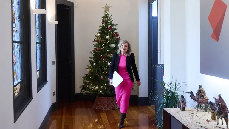 La presidenta de UPN, Cristina Ibarrola, realiza un balance de fin de a&ntilde;o. I&Ntilde;IGO ALZUGARAY