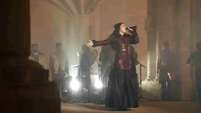 Amaia Romero en el especial de Nochevieja de Televisi&oacute;n Espa&ntilde;ola. RTVE