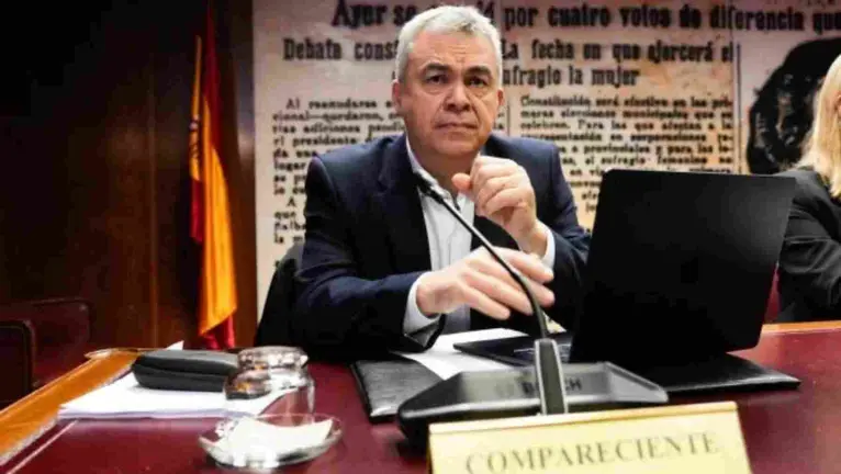 Santos Cerd&aacute;n en su comparecencia en el Senado. EFE