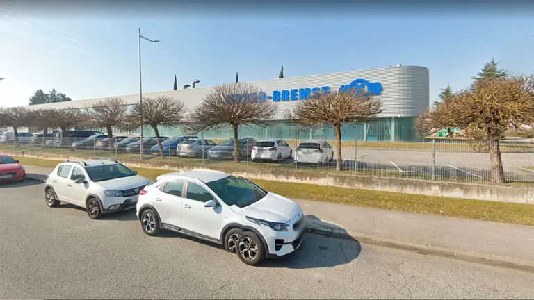 Sede de Knorr-Bremse en Pamplona (antigua Icer Rail). GOOGLE MAPS / ARCHIVO